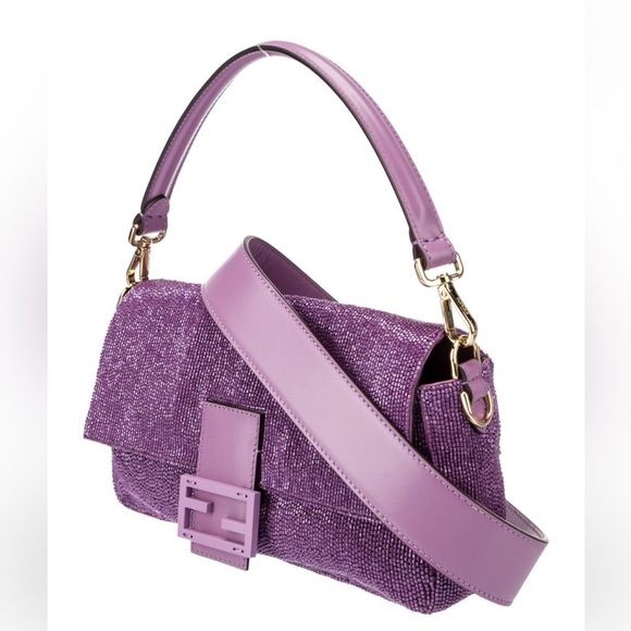 Fendi Embellished Baguette Bag - Picture 3 of 5